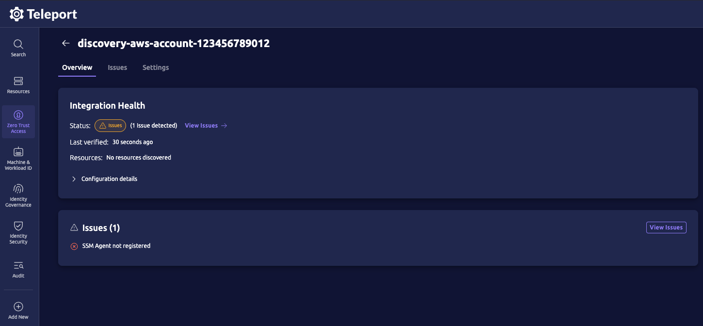 Unhealthy Discovery Integration Overview